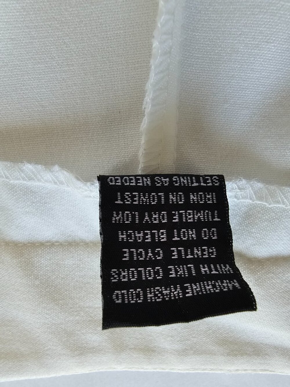 Cream polyester slacks - Picture 7 of 7